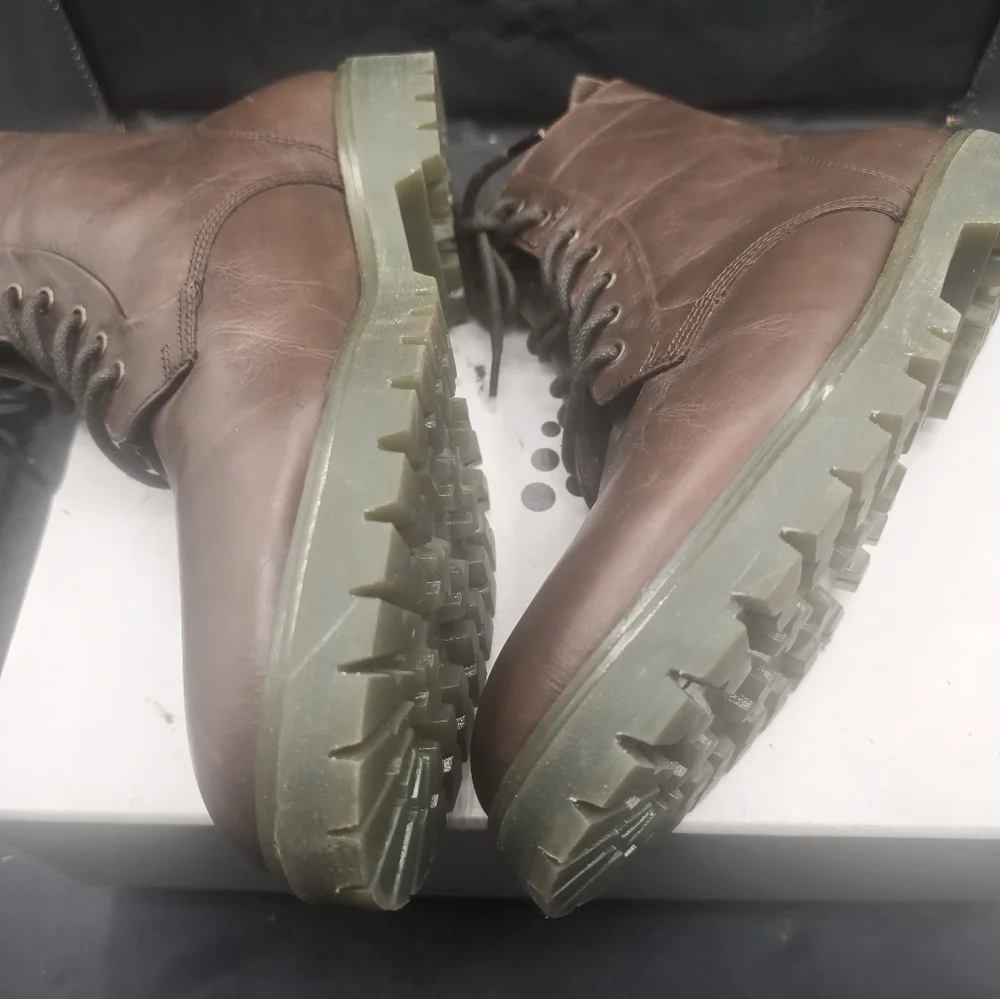 Men's Classic Brown Leather‎ Boots